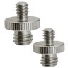 Kit C/ 02 Parafusos Adaptador Macho Macho Rosca 1/4 3/8 Aço - 1