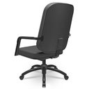 Ver imagem 6 de Cadeira de Escritório Giratória com Braço Preta Magno P03 Crepe Preto - Lyam Decor