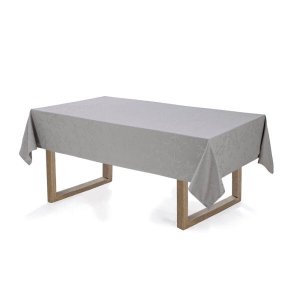 Toalha de Mesa Karsten Retangular 160 x 270 Verissimo Easy Wash - Un - Cinza Escuro