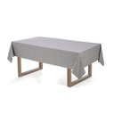 Ver imagem 1 de Toalha de Mesa Karsten Retangular 160 x 270 Verissimo Easy Wash - Un - Cinza Escuro