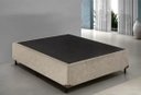 Ver imagem 1 de Base Box Lobbox Casal 1,38 X 1,88 X 0,28 Suede Amassado Bege