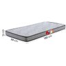 Colchão Solteiro PRORELAX Espuma D33 Esplanada 88x188x14cm Cinza Bordado- Suporta até 100Kg - 5