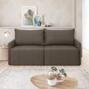 Ver imagem 4 de Sofá Cama Montana Retrátil e Reclinável 3 Lugares 2,50m em Linho Sofatec