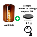 Ver imagem 2 de Luminária Pendente Circular Mdf