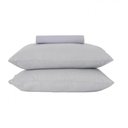 Ver imagem 1 de JOGO DE LENÇOL ALTENBURG KING 193X203X038 3 PEÇAS ALL DESIGN TOQUE ACETINADO - UN - PLAY GRIS