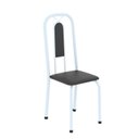 Ver imagem 5 de Conjunto de Mesa com 4 Cadeiras Lívia Branco/Preto
