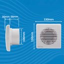 Ver imagem 3 de Exaustor para Banheiro Ventisol 220v 100mm