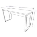 Ver imagem 3 de Escrivaninha Industrial 1,35m Tampo 30mm Pre Pés Metal F5