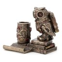 Ver imagem 3 de Estatua Coruja Steampunk Veronese 00808 Bronze