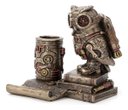 Ver imagem 3 de Estatua Coruja Steampunk Veronese 00808 Bronze