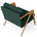 Ver mais imagens de Kit 4 Poltronas Decorativa para Sala Pietra Estrutura de Madeira L02 Linho Verde Musgo - Lyam