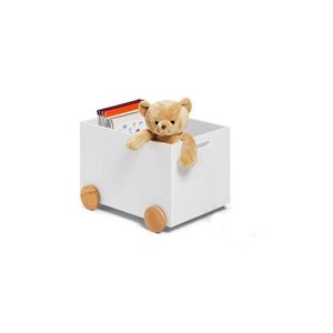 Carrinho Organizador De Brinquedos Infantil Lincon 100% Mdf