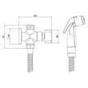 Ver imagem 4 de Ducha Higiênica Deca Polo 1984.gl33.act.rd com Registro e Derivação Red Gold