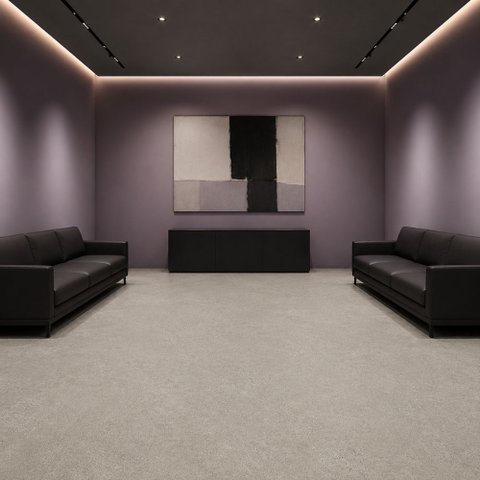 Piso Vinílico em Manta PVC 0,7mm Antiderrapante 5m² Liso Fosco Cinza