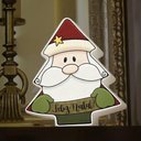 Ver imagem 1 de Luminária Natalina com Papai Noel - Iluminação Mágica para Decorar Seu Natal