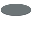 Ver imagem 4 de Mesa Zeta Ferro Preto 75 Cm (alt) Disco Redondo Tampo Mdp Redondo 70 Cm (larg) X 2,50 Cm (alt)