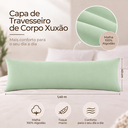 Ver imagem 4 de Capa de Xuxão Liso Malha 100% Algodão c/ Ziper Verde