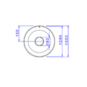 Ver imagem 4 de Cuba Slim Branco Sobrepor Redonda 30,0x30,0x13,5 Cm - Deca Deca Loucas