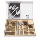 Ver imagem 2 de Jogo de Faqueiro 24 Peças Aço Inox Top Chef Completo para 6 Pessoas
