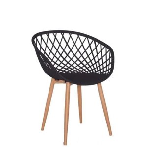 Cadeira Monaco Base Metal C/ Assento em Polipropileno