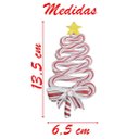 Ver imagem 2 de Enfeite Pendente para Árvore de Natal Pinheirinho Rosa 13,5cm