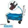 Carrinho Dobrável Camping Articulado Importway Iwcdcaaz Azul - 3