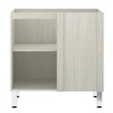 Ver imagem 2 de Balcão Sem Tampo De Canto Reto Luciane 80cm Lis Legno Crema