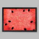 Ver imagem 1 de Quadro Cozinha Melancia - 20x30cm - Moldura Padrão Preto