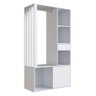Guarda Roupas Closet Moderno com Cabideiro e Gaveta Branco Cor:branco - 3