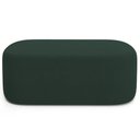 Ver imagem 5 de Puff Decorativo Orgânico para Living Quarto 100cm Doha W01 Suede Verde Musgo - Lyam Decor