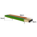 Ver imagem 3 de Prateleira Decorativa Quarto Infantil Lapis Educativa B3