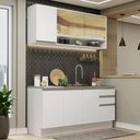 Ver imagem 1 de Armário de Cozinha Compacta 160cm Branco Glamy Madesa 02