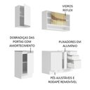 Ver imagem 5 de Armário de Cozinha Compacta 160cm Branco Glamy Madesa 02