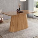 Ver imagem 4 de Mesa de Jantar 6 Lugares 160cm com Vidro Valt Nature H02 - Mpozenato