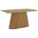 Ver imagem 1 de Mesa de Jantar 6 Lugares 160cm com Vidro Valt Nature H02 - Mpozenato