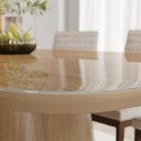 Ver imagem 3 de Mesa de Jantar 6 Lugares 160cm com Vidro Valt Nature H02 - Mpozenato