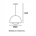 Ver imagem 4 de Pendente Ergo Alumínio blumenau Iluminação Ø40cm