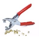 Ver imagem 1 de Alicate Para Ilhós Com 100 Ilhoses