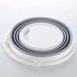Balde Plástico Dobrável Retrátil Silicone Borracha 10 Litros - 3