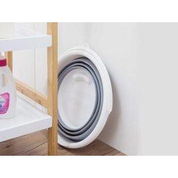 Balde Plástico Dobrável Retrátil Silicone Borracha 10 Litros - 2