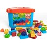 Balde Mega Blocks Júnior Builders 100 Peças Mattel - 1