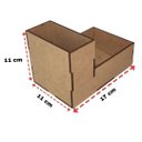 Ver imagem 4 de Porta Guardanapo e Sachê em MDF - Kit 10 Unidades