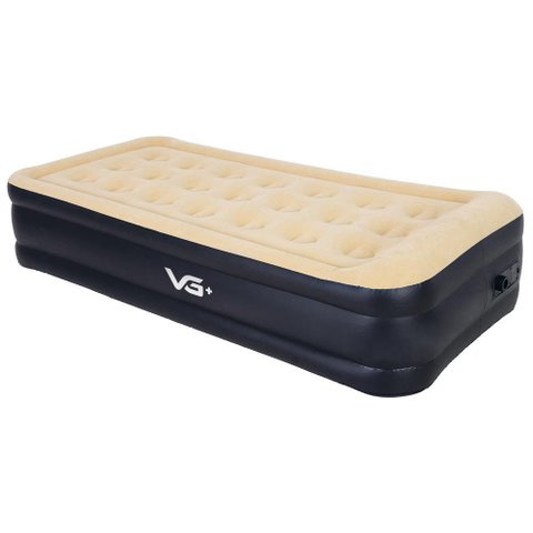 Colchão Inflável Solteiro Dura Tech Premium Resistente com Bomba Elétrica Embutida Vg Plus 220v