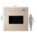 Ver imagem 2 de Painel Ripado para Tv até 75 Polegadas Intense 225cm