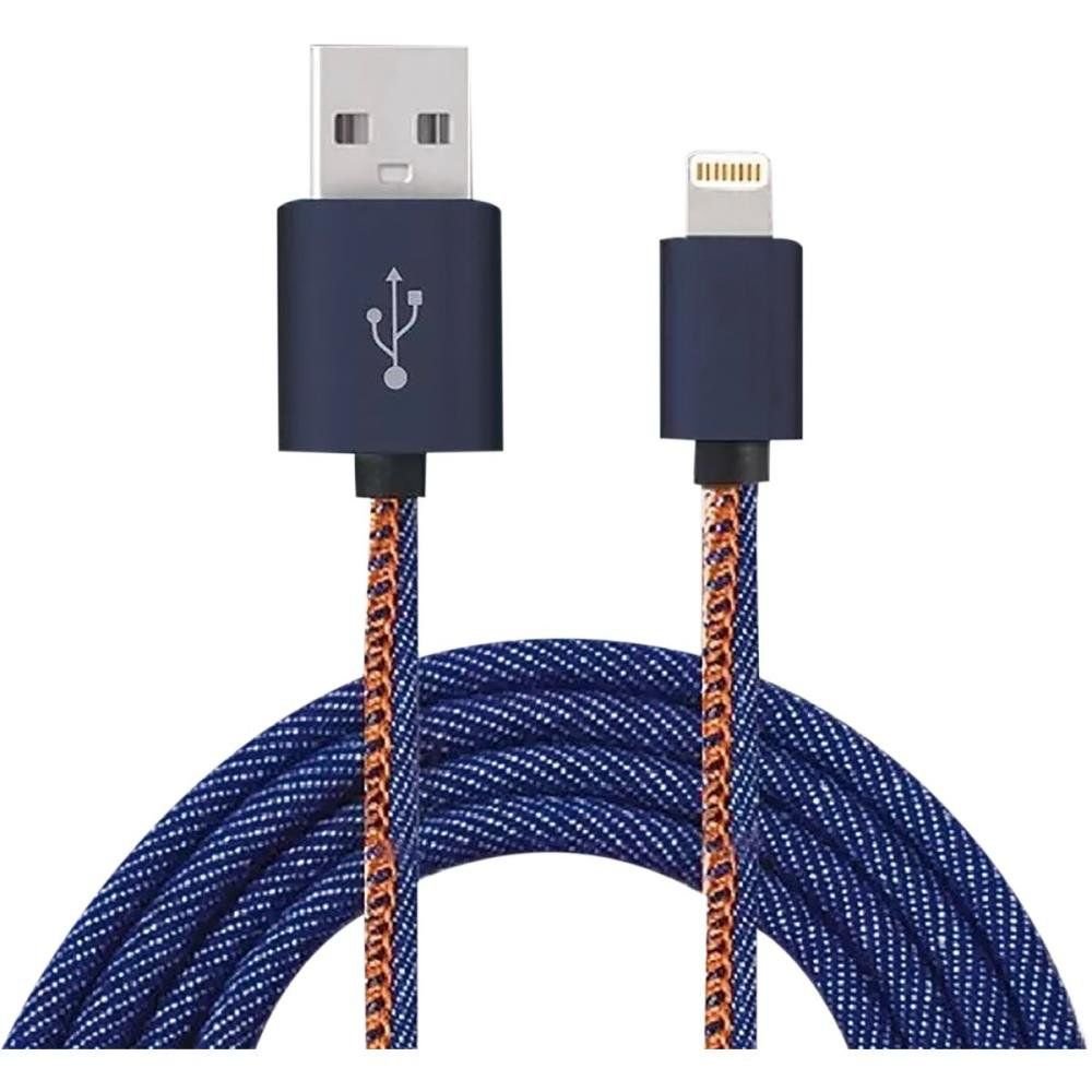 Cabo Usb Flat Tape C 3.0a 1,0m Jeans | MadeiraMadeira
