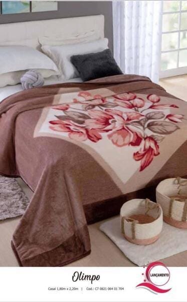 Cobertor De Casal Dyuri 180X220 Olimpo - Jolitex