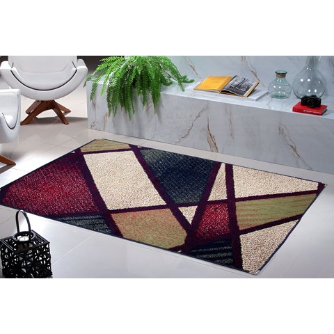 Tapete Andino Sala Escritório 1,50 x 2,00 M A123 Marinho