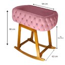 Ver imagem 2 de Mini Berço Moises de Balanço Portátil para Bebê Rosa