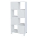 Ver imagem 4 de Estante Home 4 Portas 4 Nichos Mobile Wally Branco - Artany