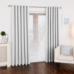 Cortina Roma Oxford 3,00 x 2,70 Sala/Quarto/Escritório Para Varão:Branca - 1